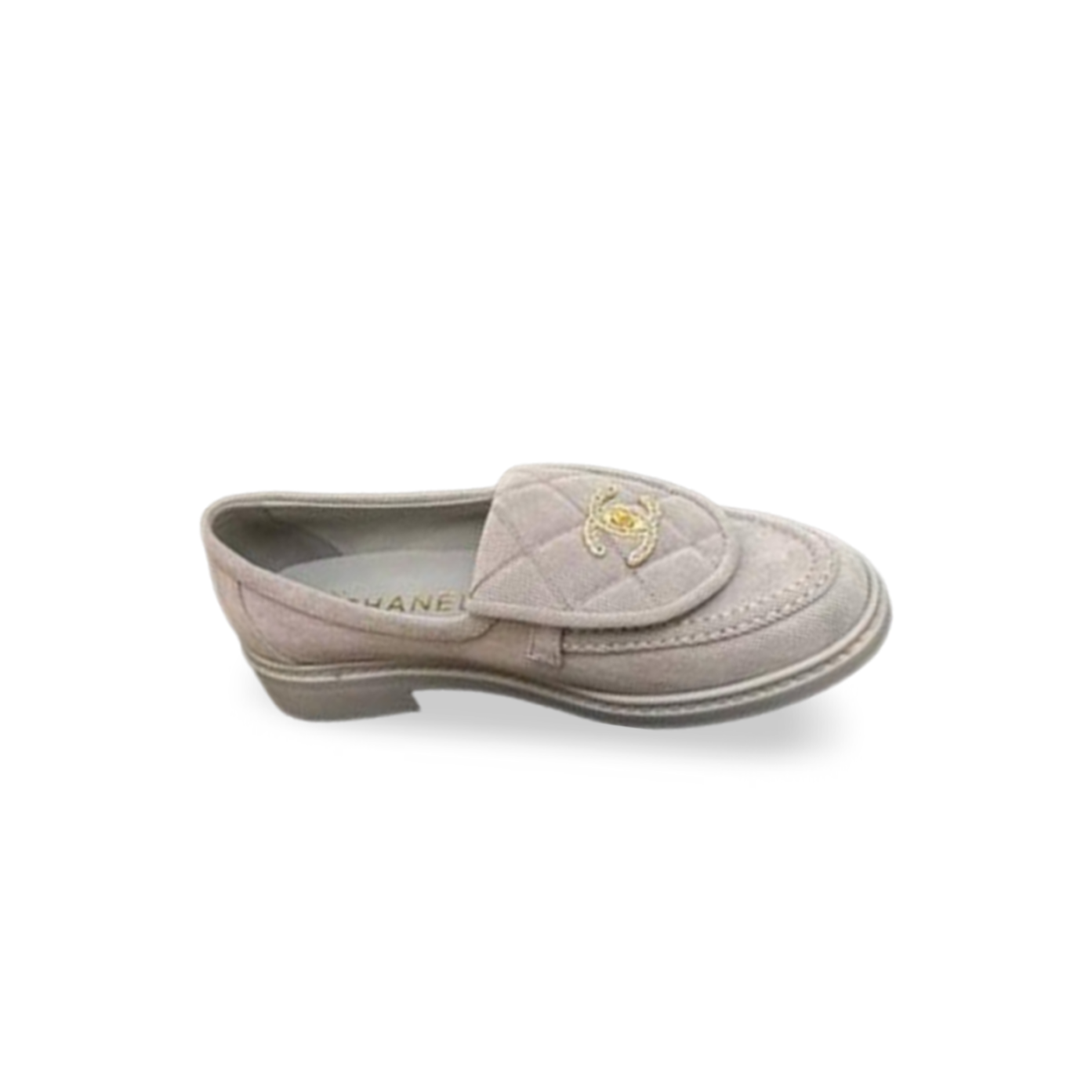 CHANEL QUILTED LEATHER CC TURNLOCK LOAFERS